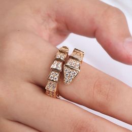 viper ring 12 style option wrap ring 3 styles with stonee Jewellery size 6 7 8 9 rings jewlry anillo serpentiine band ring gifts sets box