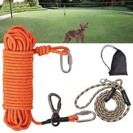 Long Dog Leash Reflective Training Line Walking With Lock Buckle Versatile Reliable Pet Supplies Products 240226