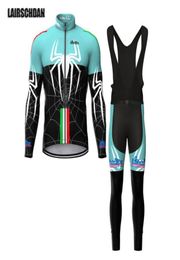 Racing Sets Tenue Velo Homme 2021 Complete Summer Cycling Suit Man Long Sleeve Mtb Clothing Bicycle Team Jersey Set Bike Wear Outf2146656