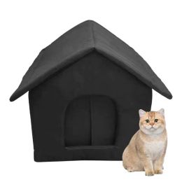 Mats Feral Cat Shelter Waterproof Pet House Winter Warm Cat Bed Sleep House windproof Oxford Cloth Feral Cat House pet supplies