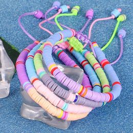 Charm Bracelets Handmade Polymer Clay Beads Bracelet Boho Jewelry Gift For Women Halloween Beaded Charms