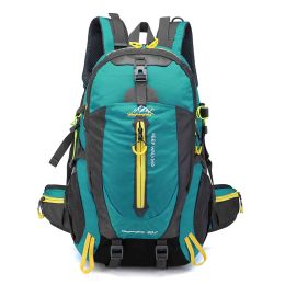 Backpack 40L Waterproof Climbing Bag Travel Backpack Bike Bicycle Bag Camping Hike Laptop Daypack Rucksack Outdoor Men Women Sport Bags