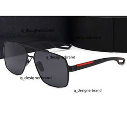 Oculos Polarised PPDDA quality frame for sunglasses large de metal praddas Square UV400 Retro Suitable pada fashion designer driving man prd woman beach s High U6SD