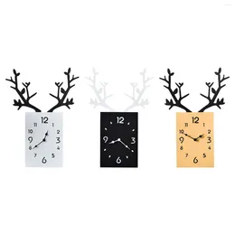 Wall Clocks Wooden Clock Decoration Decorative Silent Non Ticking Battery Operated For