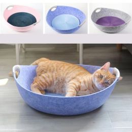 Mats All Season Pet Mat Cat Beds House Felt Cloth Dog Sleeping Basket Bag Comfortable Breathable Kitten Puppy Nest Cats Dogs Bed