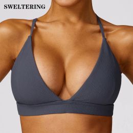 Bras Women Sling Sports Bra Top Women Push Up Sport Bra Yoga Gym Workout Crop Top Brassiere Fitness Top Sport Bra Breathable Bras