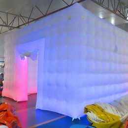 10x5x4mH (33x16.5x13.2ft) outdoor activities LED colorful lighting inflatable lawn tent,oxford inflatable nightclub tent for party