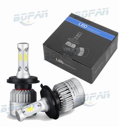 S2 Car LED Headlight Kit H4 H7 H11 9004 HB3 9007 HB4 H1 9012 H13 COB LED Headlamp Single HL Dipped Beam8625543