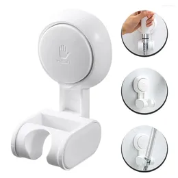 Bath Accessory Set Sucker Shower Base Suction Cup Bracket Wand Holder Handheld Head Plastic Removable Universal