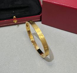 Luxury quality charm band bangle in three colors plated matt gold silver rose gold color design have stamp box PS3760A