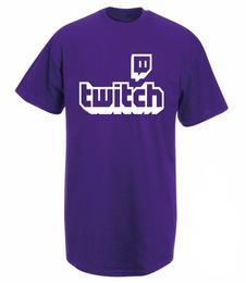 Twitch Tv Tshirt Purple Gaming Top Gamer Tee Fathers Day Fan Gifts Short Sleeve Pride Men Women Unisex T Shirt Y190606017011865