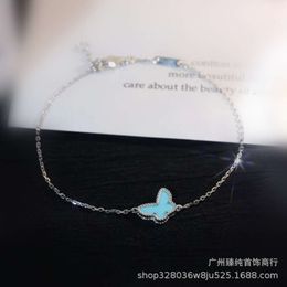 vanclef bracelet vanclef necklace Fashion Classic four leaf clover bracelet Desginer Van Cleff bracelet Vcas clover High Version Fanjia Butterfly Bracelet Womens