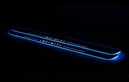 Moving LED Welcome Pedal Car Scuff Plate Pedal Door Sill Pathway Light For Infiniti G25 G37 2010 20136645997