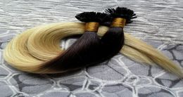 1B613 ombre hair extensions brazilian Straight human keratin remy hair u tips 100s pre bonded human hair extensions 100g8152417