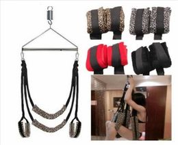 SM Bondage Gear Swing Chairs Hanging Door Sex Furniture Straps Flirting Bondage Rope BDSM Bondages Erotic Game Toy For Couples Y192475225