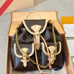 Yüksek kaliteli tasarımcı sırt çantası lüks tasarımcı sırt çantası kadınlar seyahat sırt çantası çizme ip açık ve kapalı tuval omuz çantası sırt çantası sırt çantası