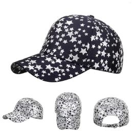 Ball Caps Style Five-Pointed Star Printed Baseball Cap Outdoor Men And Women The Same Ladies Sunshade Leisure Gorro L2