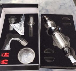 14mm Joint NC Kits 20 With Mouthpiece Stem Titanium Quartz Nail NC V2 Kit For Wax Dry Herb Dab Rigs Smoking4943542