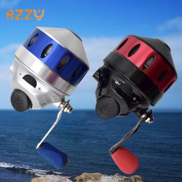 Reels TR35/TB35 Metal Slingshot Fishing Reels 3+1BB Double Roller Speed Ratio 4.3:1 Catapult Bow Fish Wheel Outdoor Hunting Shooting