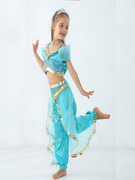 Child Stage Princess Costume Magic Lamp Children Belly Dance India Dance Clothes Sequined Post Child Role Playing Stage Costume7379271