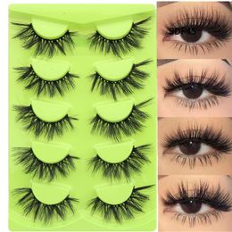 Wholesale of 3D Fake Eyelashes in Factories, European and American Foreign Trade Products, Cross Disordered and Thick Curled Imitation Mink Eyelashes,