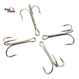 Fishhooks 40pcs/lot 3551 Fishing Treble Hooks High Carbon Steel Fishing Hooks Artificial Lure for ice Fishing hook Size 6/0 7/0 8/0 10/0