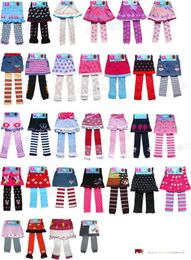 Girls LeggingsampTights with Skirts Culottes whole BabyampKids Clothing Childrens skirt Girls pant1370746