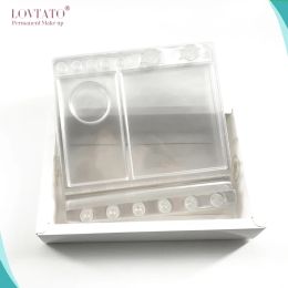 accesories Microblading Tray Disposable Plastic Plate Permanent Makeup Accessories For Eyebrow Lip Inks Cups Holder Tattooing Supplies