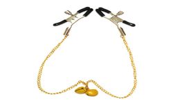 Stainless Steel Silver Long Chain mini bell Nipple Clamps BDSM Adult Sex Toys for Women Tweezers Erotic Novelty Adult Games9293814