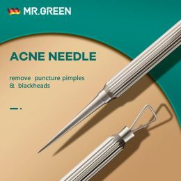 Bottles Mr.green Acne Needle Remover Stainless Steel Removal Blackhead Comedone Blemish Extractor Face Skin Care Pore Cleaner Tools