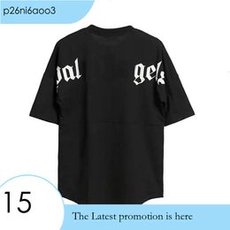 Designer Palm Angles T Shirt Luxury Brand Clothing Shirts Letter Pure Cotton Short Sleeve Spring Summer Tide Mens Womens Tees 234