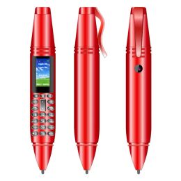 Headphones Ak007 Pen Type Mini Mobile Phone 0.96 Inch Screen Gsm Bluetoothcompatible Camera Dialer With Voice Recorder