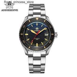 Other Watches Addies Dive Mens Automatic NH35 Sapphire Glass Super Luminous Ceramic Bezel 200m Dive 316L Stainless Steel es Q240301