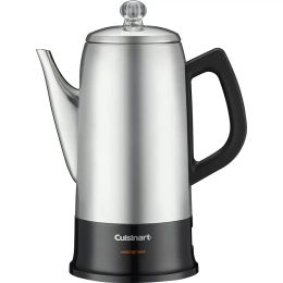 Tools 12Cup Electric Coffee Percolator Stainless Steel with Removable Basket Kitchen