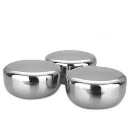 50pcs Stainless Steel Bowl Korean Big Cooked Rice Bowl With Cover 10cm 12cm Kimchee Thickening Baby Children Bowl Tableware7023920