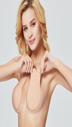 Sexy Rabbit Ears Self Adhesive Bra Push Up Bra Silicone Nipple Cover Stickers Women Underwear Invisible Strapless Blackless Epacke9578920