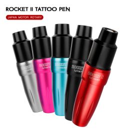 Machine Fashion Rocket II 3.5mm Stroke Tattoo Machine Pen Cartridge Neddle Machine Powerful Motor LED Light Artist Linner And Shader Gun