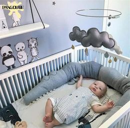 Bedding Sets 205cm Cot Bumper In The Crib For Baby Room Decor Crocodile Pillow Bed Protection Decoration9413676