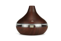 300ml Humidifiers USB Electric Aroma air diffuser wood Ultrasonic air humidifier cool mist maker for home5883360