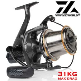 Boat Fishing Rods VWVIVIDWORLDCarbon Fiber Fishing ReelSpinning Reel8000-12000 Long Casting 31KG Max Drag Saltwater Ocean Offshore Fishing YQ240301