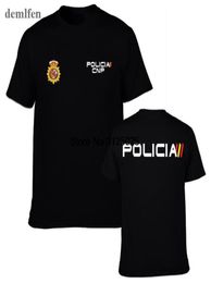 Espana Policia Spain National Police Espana Policia Cnp Uip Upr Anti Riot Swat Geo Goes Special Forces Men Tshirt Cool Tees Top8093509