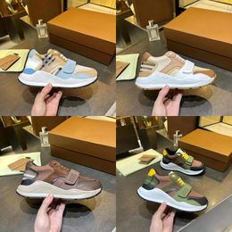 shoes designer men shoes leather Flat Casual shoes women laceup sneaker cowhide fashion designer Running Trainers Letters woman sneakers shoes designer women