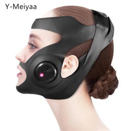 Devices New Electric Vshaped Thin Face Slimming Face Massager Facial Lifting Machine Double Chin Removal Bandage EMS Therapy Device 30
