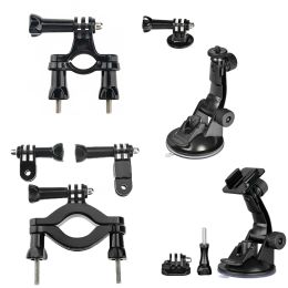 Brackets Suction Cup Car Mount Optional Bike Motorbike Mount for GoPro Hero Accessories for Xiaomi Yi Sjcam Eken