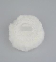 Luxurious Powder Puff Singlesided plush White Powder Puffs 20 pics bag 80mm6271268