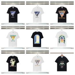 Herren T-Shirt Designer gedruckt Designer T-Shirt Damen Tops T-Shirts Mann T-Shirt Qualität Baumwolle Casual Kurzarm Luxus Hip Hop Streetwear L6
