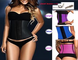 Waist Trainer Corset 9 Steel Bone Shapewear Body Shapers Women Corset Belt Waist Shaper Cinta Modeladora5620296