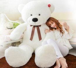 55quotGIANT HUGE BIG STUFFED ANIMAL WHITE TEDDY BEAR PLUSH SOFT TOY 140CM1515457