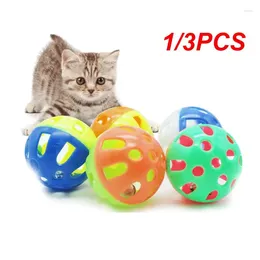 Other Bird Supplies 1/3PCS Pet Parrot Toy Colourful Hollow Rolling Bell Ball Parakeet Cockatiel Chew Cage Fun Toys