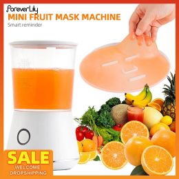 Devices Mini Automatic Face Mask Maker Machine Smart Selfmade Natural Vegetable Collagen Fruit Mask Beauty Device Home Used Facial SPA